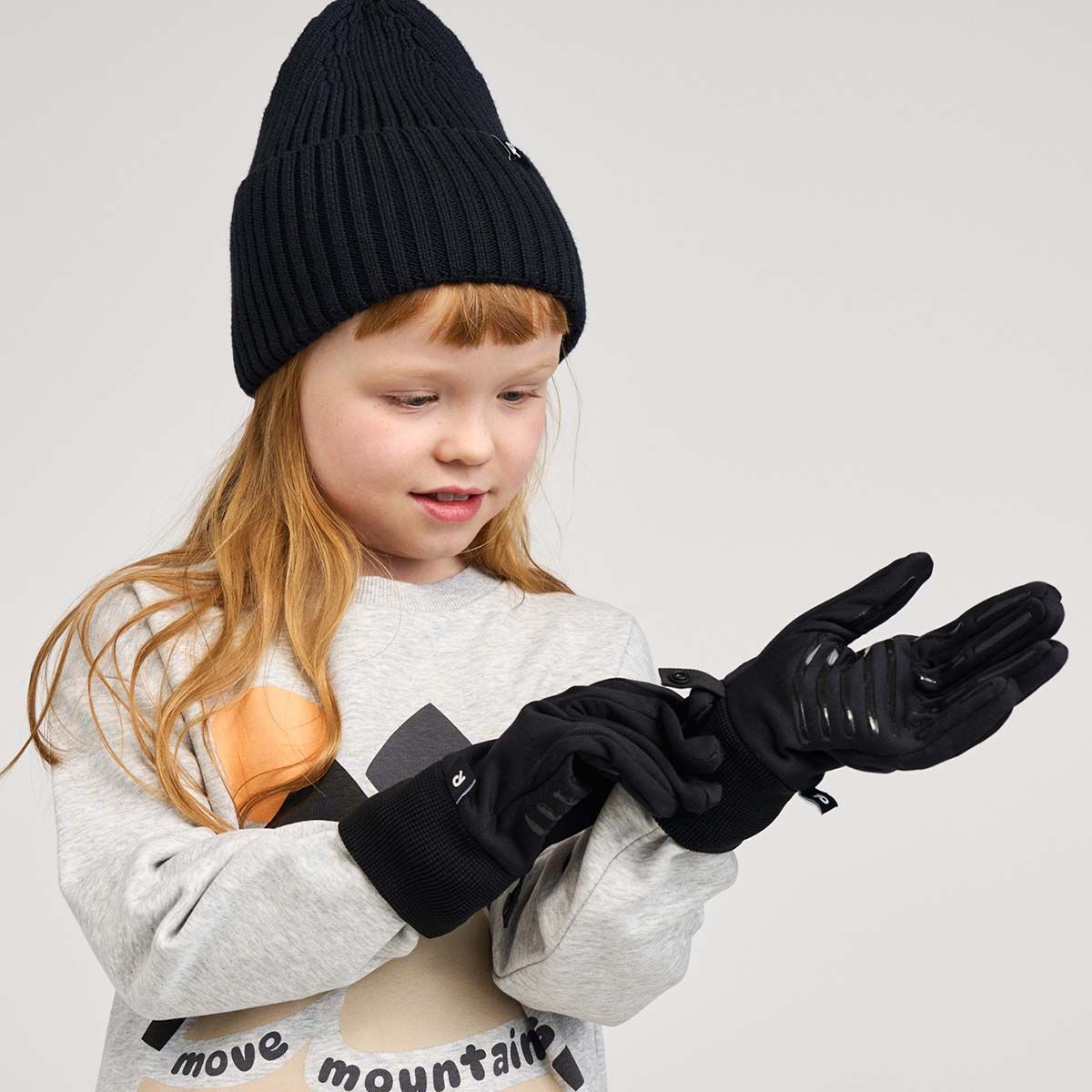 Reima Keksin hansker til barn, Black