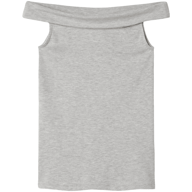 Hovedbilde LMTD Nlfbenedicte Off Shoulder topp, Light Grey ...