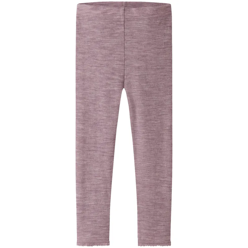 Name It Nmfwang Needle leggings i ull småbarn, Toadstool