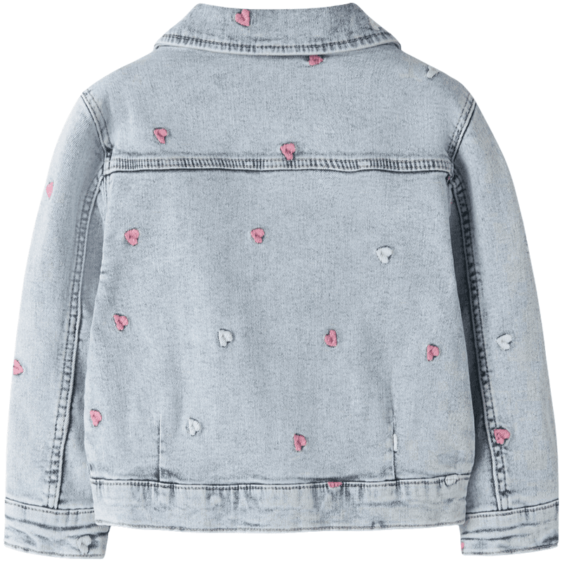 Name It Nmfelisa denim jakke småbarn, Light Blue Bleached