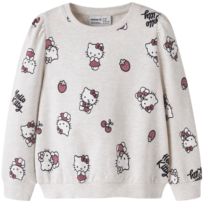 Hovedbilde Name It Nmfasa Hello Kitty sweatshirt, Peyote ...