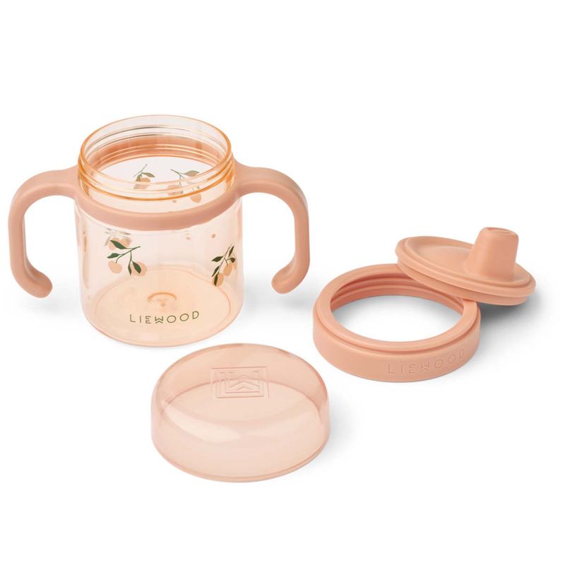 Liewood Kylo Sippy tutekopp i tritan, Peach/Sea shell