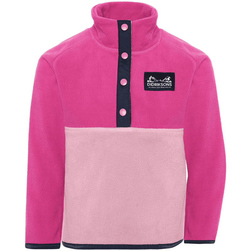 Didriksons Monte Kids 6 fleecegenser, Cactus Pink