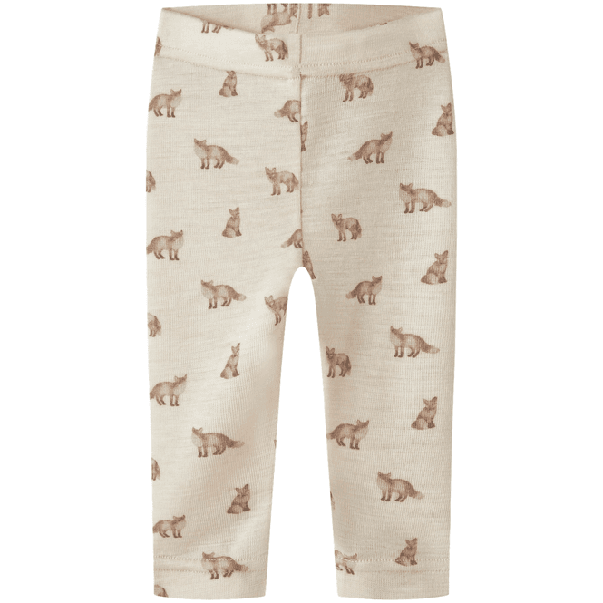 Hovedbilde Lil' Atelier Nbmnalu leggings i ull/modal, ...