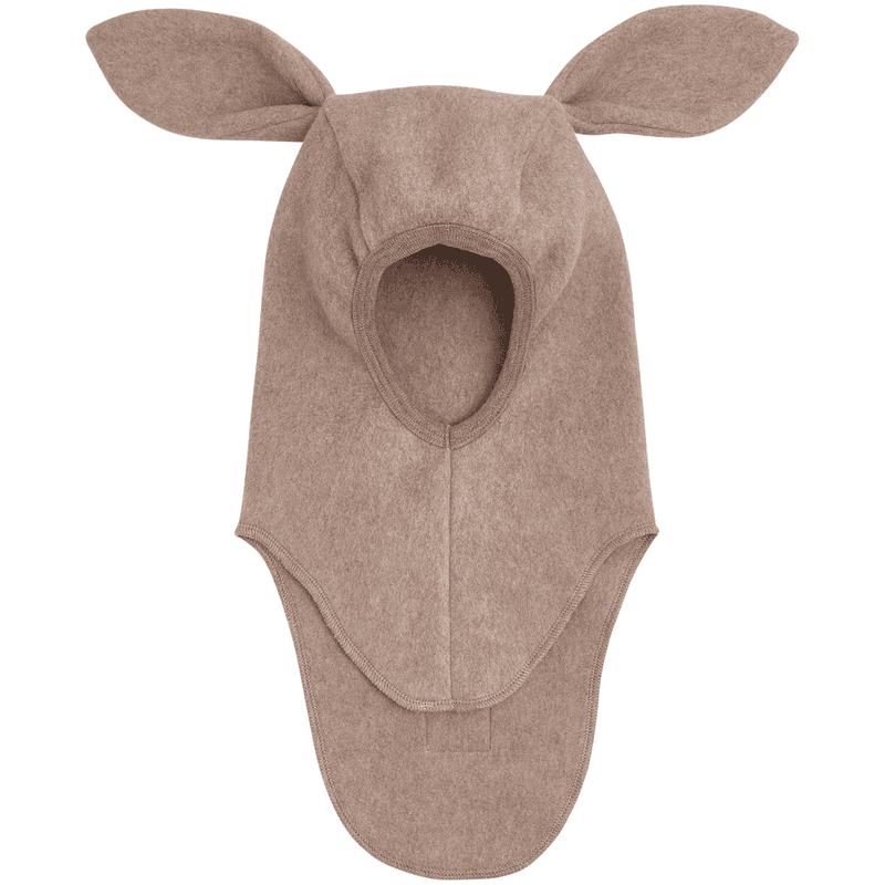 Huttelihut balaclava kanin bomullsfleece, Savannah Melange