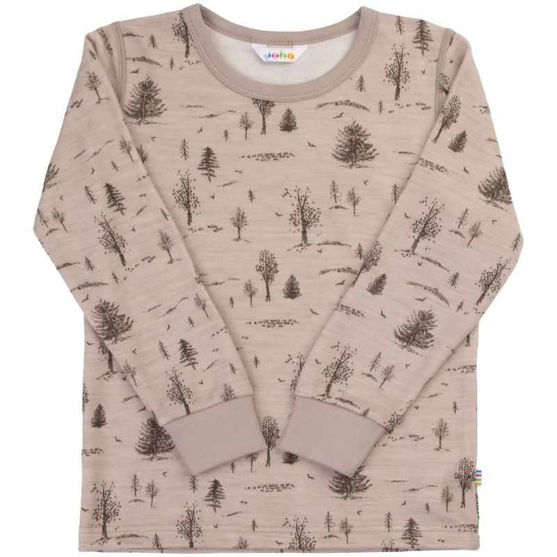 Joha genser i ull/bambus til barn, Beige