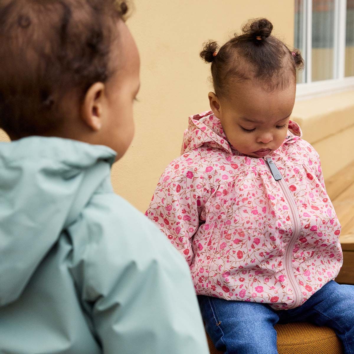 Minymo vår-og høstjakke til småbarn, Peach Whip