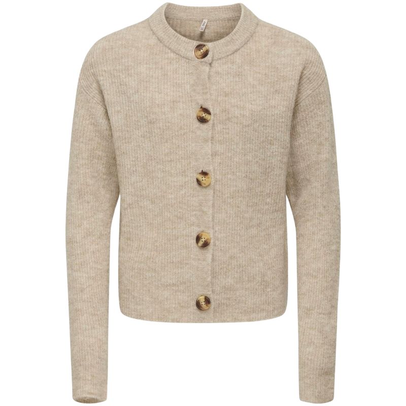 Kids Only Kogcamilla strikket cardigan, Pumice Stone