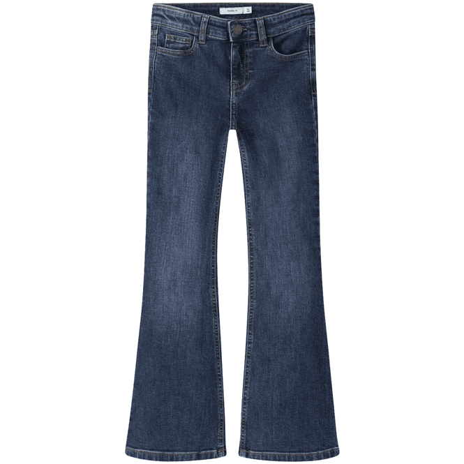 Hovedbilde Name It Nkfpolly bootcut jeans til barn, Dark ...