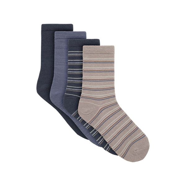Hovedbilde Name It Nkmwak 4-pack sokker i ull til barn, ...