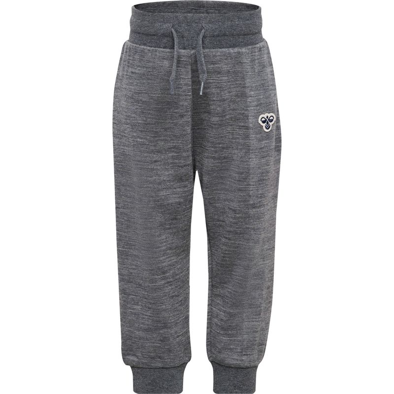 Hummel Hmlmini bukse i ull/bomull, Dark Grey