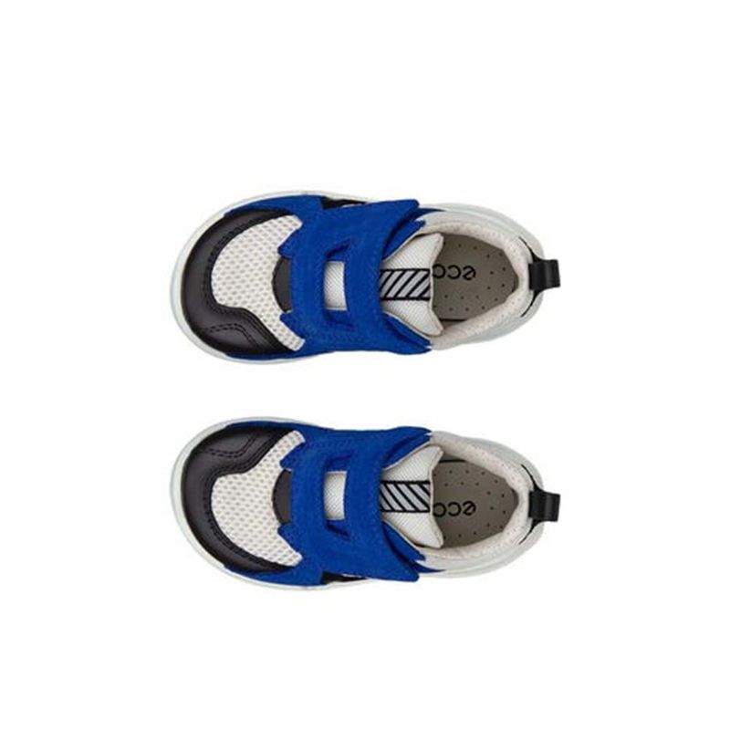 Ecco Biom 2.2 Lea/Ela joggesko til baby, black/blue/white