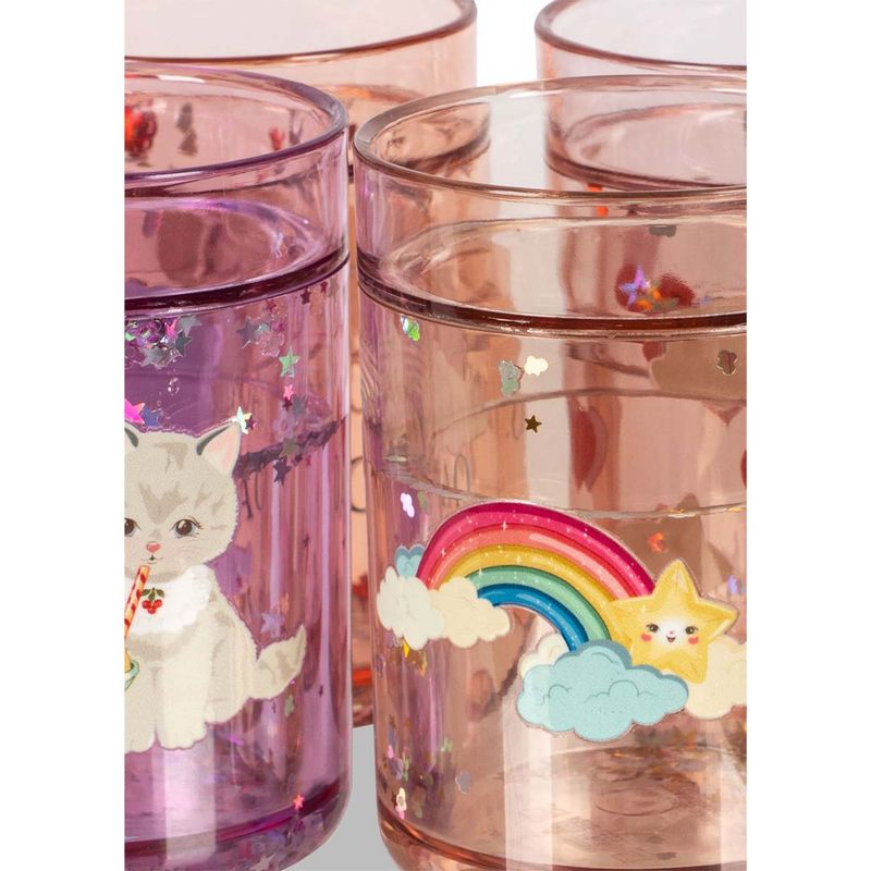Konges Sløjd 4-pack glitter kopper, Multi Glitter