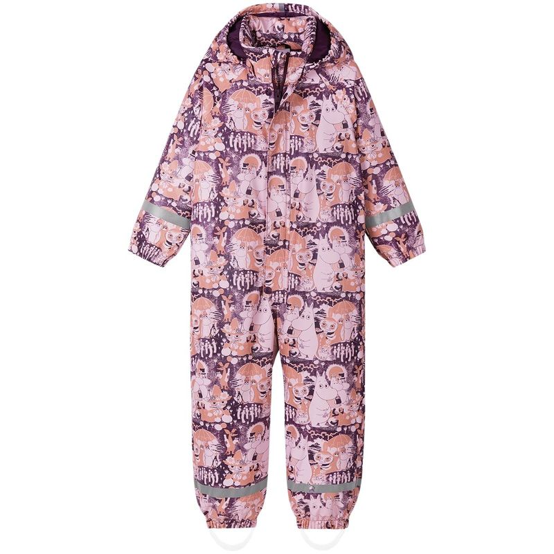 Reima Moomin Rapakko regndress til småbarn, Pale Rose