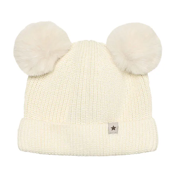 Hovedbilde HUTTEliHUT vår-og høstlue med dusker, Antique ...