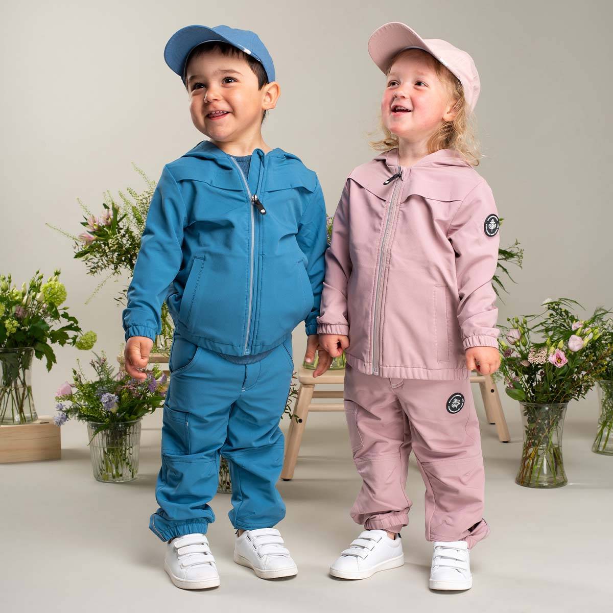 Gullkorn Design Clover softshellbukse, dyp blå