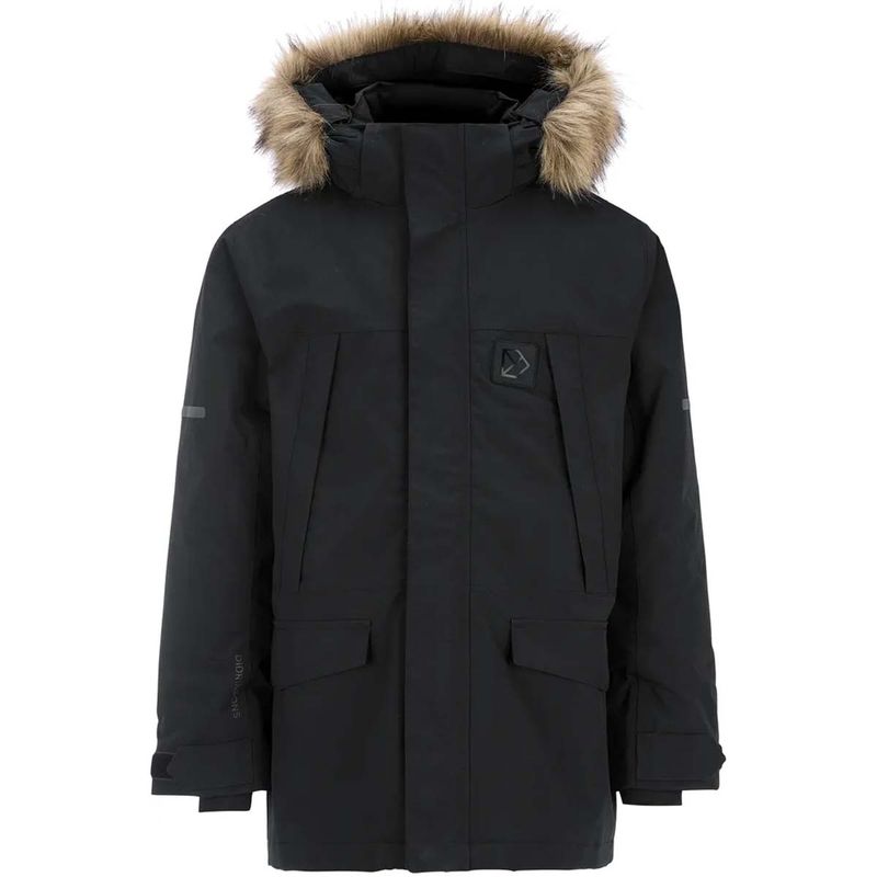 Didriksons Sylvin Kids 2 parkas til barn, Black