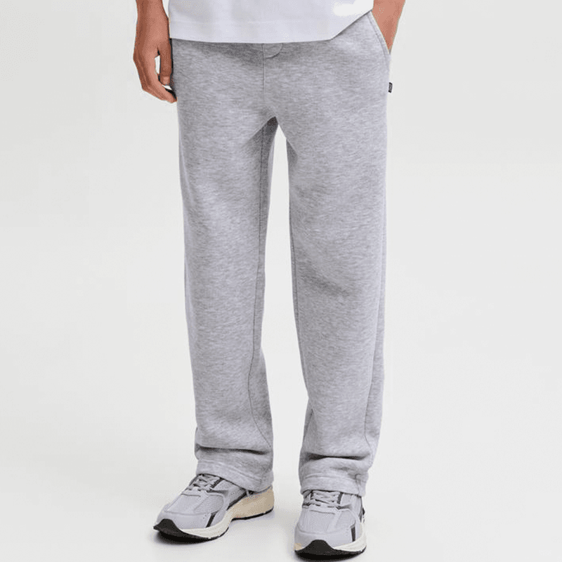 Jack & Jones Jr Jpstkane joggebukse, Light Grey Melange