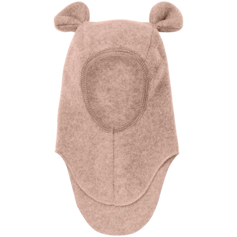 HUTTEliHUT Balaclava Bear i ullfleece, Mahogany Rose