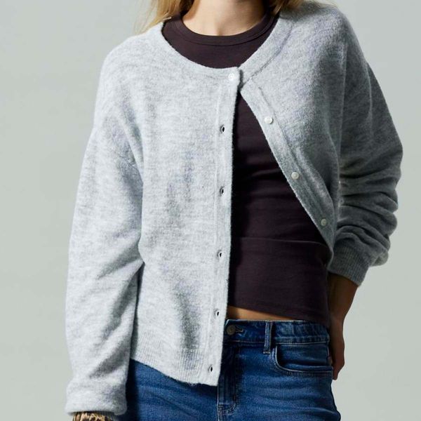 Hovedbilde LMTD Nlflodet strikket cardigan til barn, Light ...