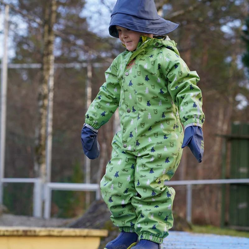 Kattnakken Hagl Superkatten helårsregndress, Supergrønn