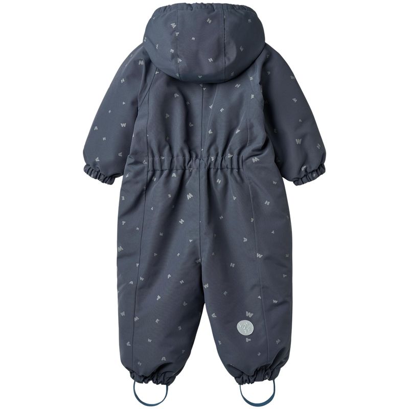 Wheat Adi vinterdress til baby, Greyblue Letters