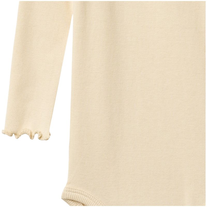 Wheat Lotta rib lace body, Barely Apricot