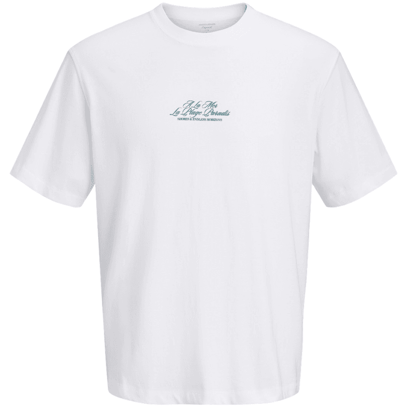 Jack & Jones Jr Jorcassis t-skjorte til barn, Bright White