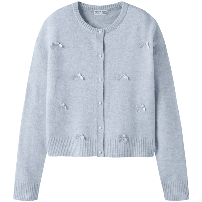 Hovedbilde Name It Nkfkarin cardigan til barn, Subdued Blue
