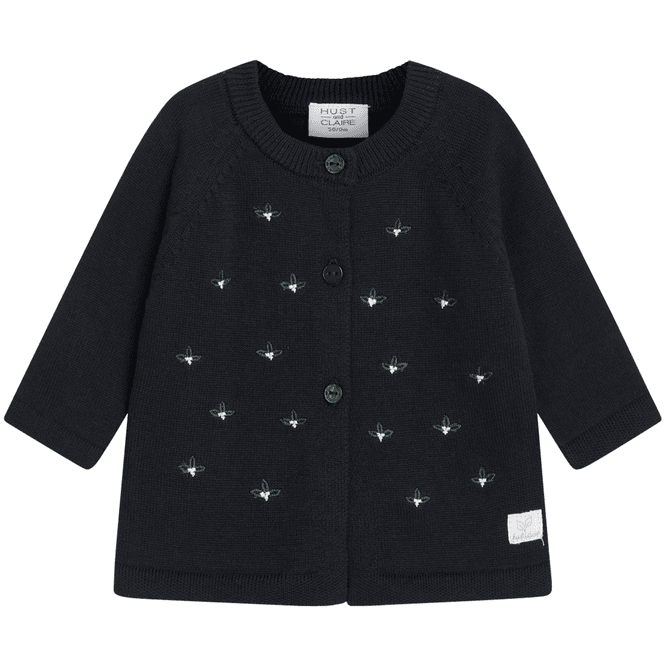 Hovedbilde Hust & Claire Call cardigan til baby, Navy