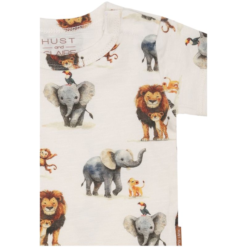 Hust and Claire Hcbilly Zoo kortermet body, Ivory