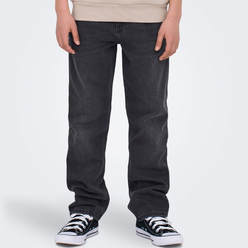 Only & Sons Osjedge straight-fit jeans, Washed Black