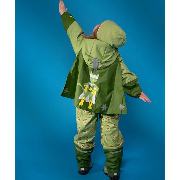 Hovedbilde Kattnakken Plask Superhelt regnsett m/kappe, ...