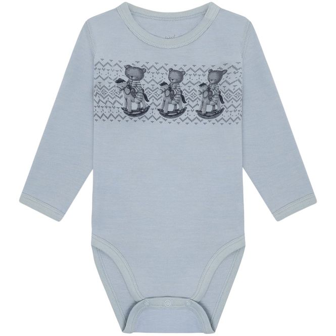 Hovedbilde Hust and Claire Hcbaloo body i ull/bambus, Baby ...