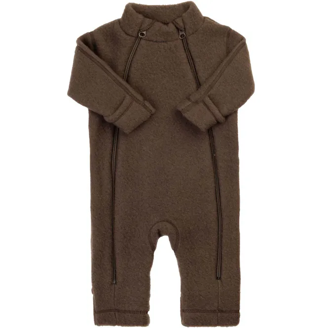 Hovedbilde Joha ullfleece heldress til baby med glidelås, ...