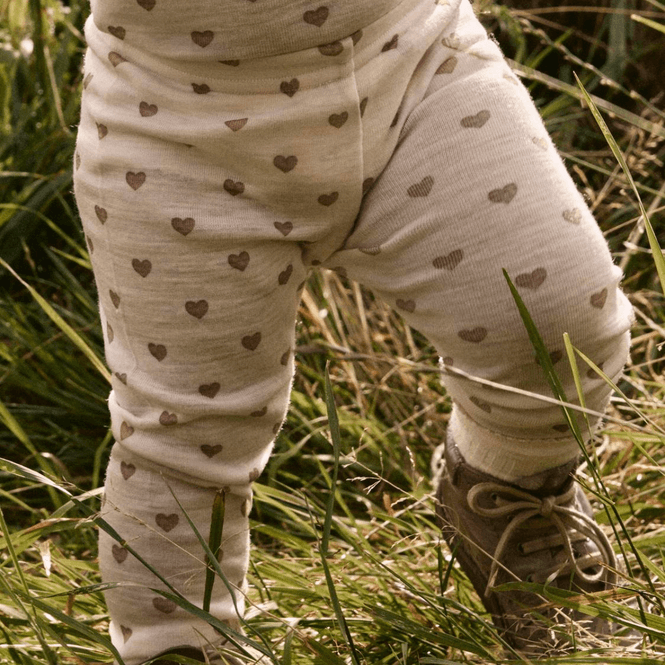 Hovedbilde Lil' Atelier Nbfnoel leggings i ull til baby, ...