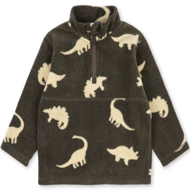 Konges Sløjd Tavi fleecegenser til barn, Dino Silhouette