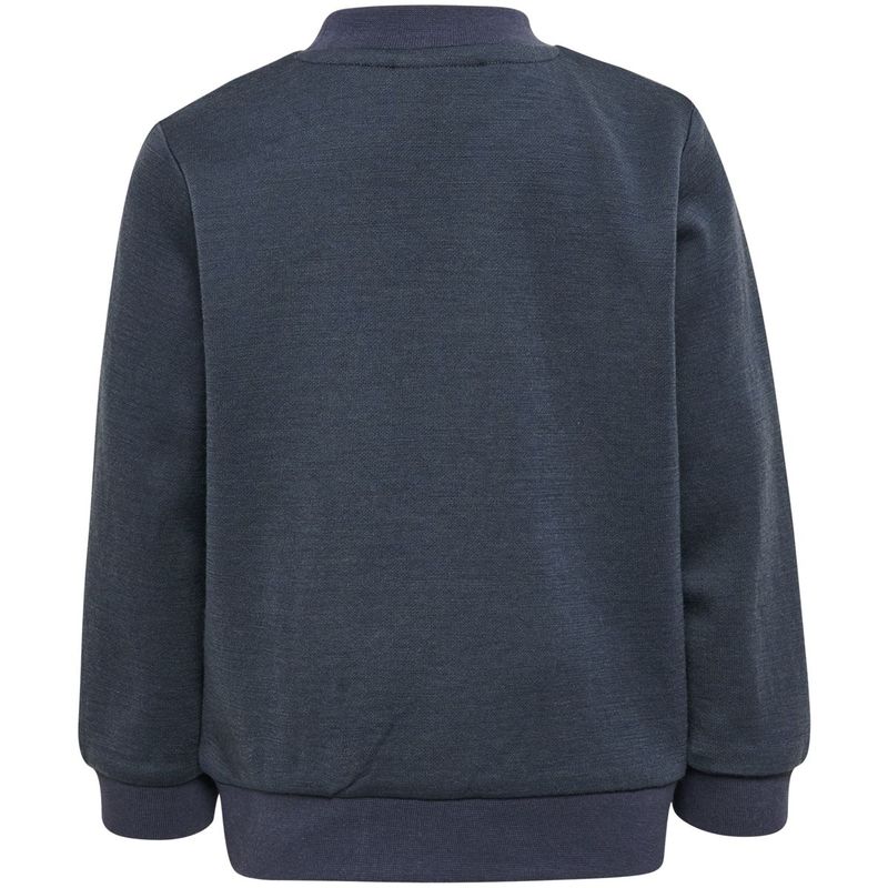 Hummel Hmlmini Bee genser i ull/bomull, Ombre Blue