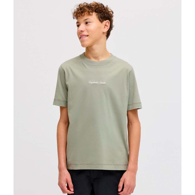 Jack and Jones Junior Jornorrebro t-skjorte, Seagrass