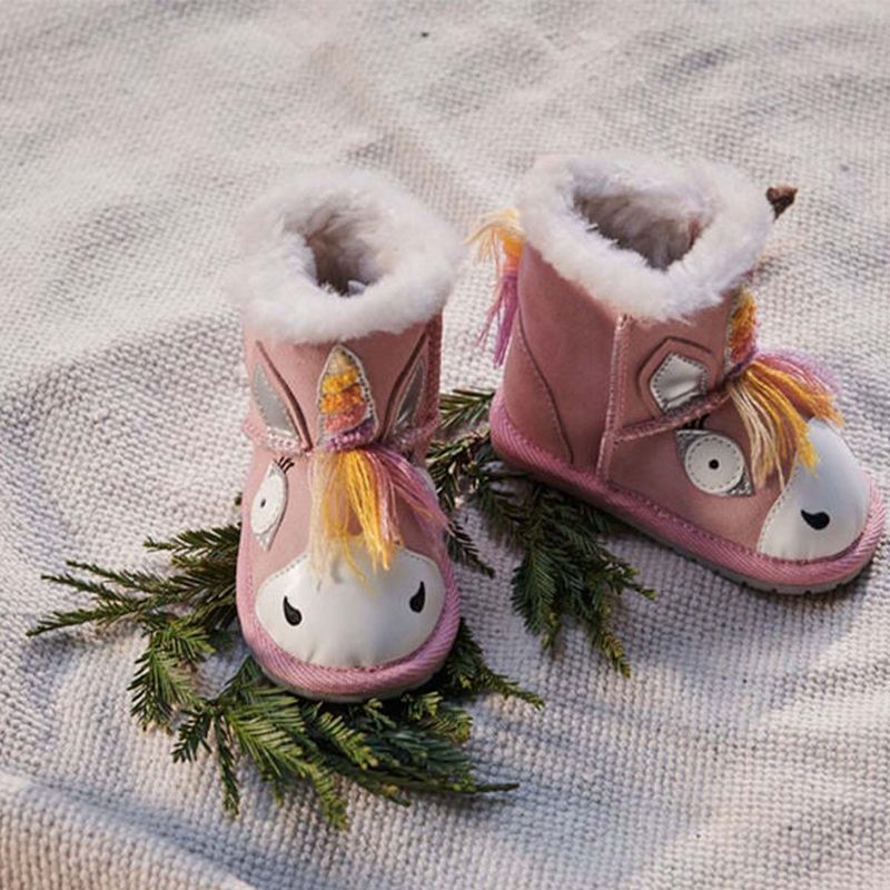 EMU Australia Magical Unicorn vintersko til baby, Pale Pink