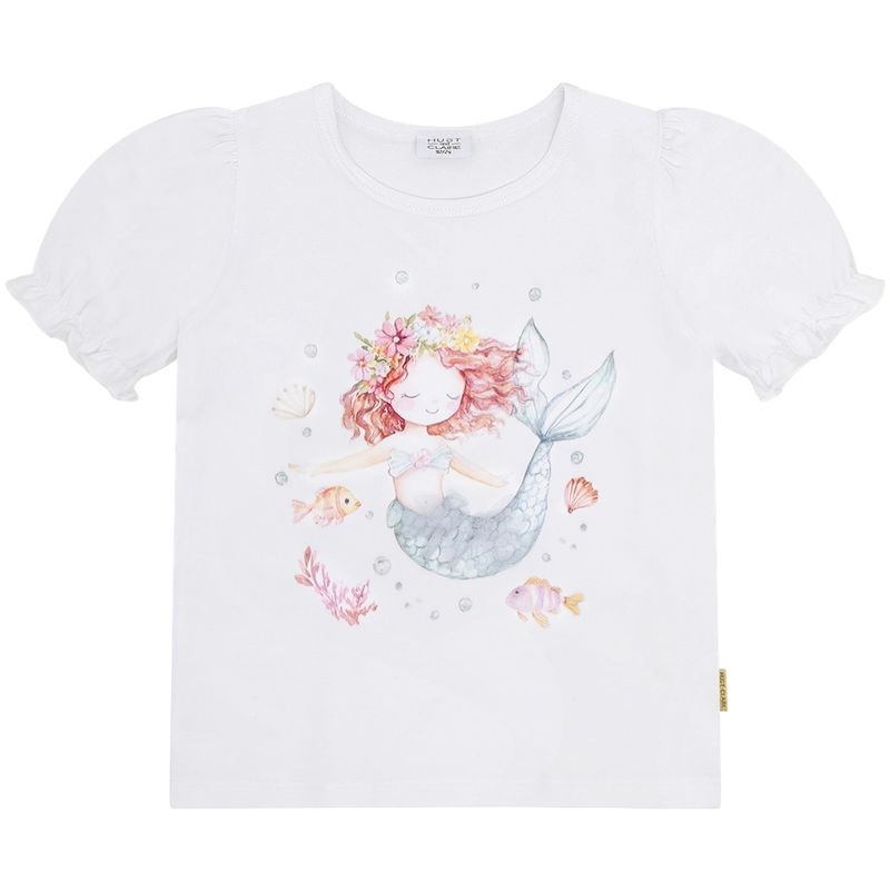 Hust and Claire Hcalma Mermaid t-skjorte til barn, White