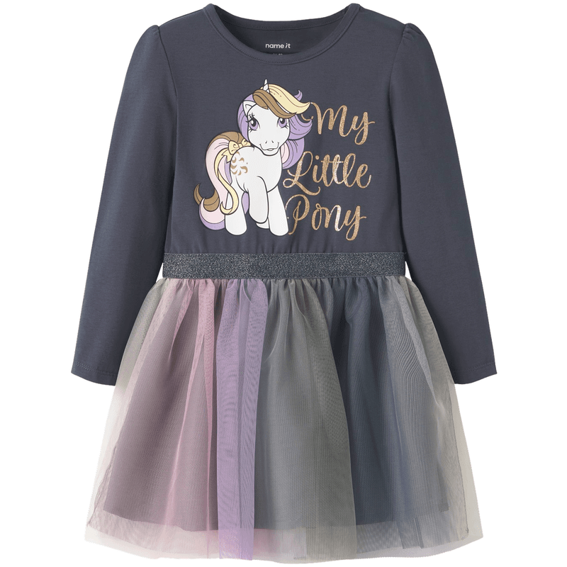 Name It Nmfsessa MLP kjole til småbarn, Ombre Blue