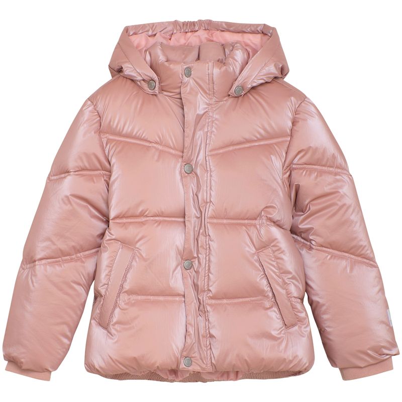 Minymo lang vinterjakke til barn, Misty Rose