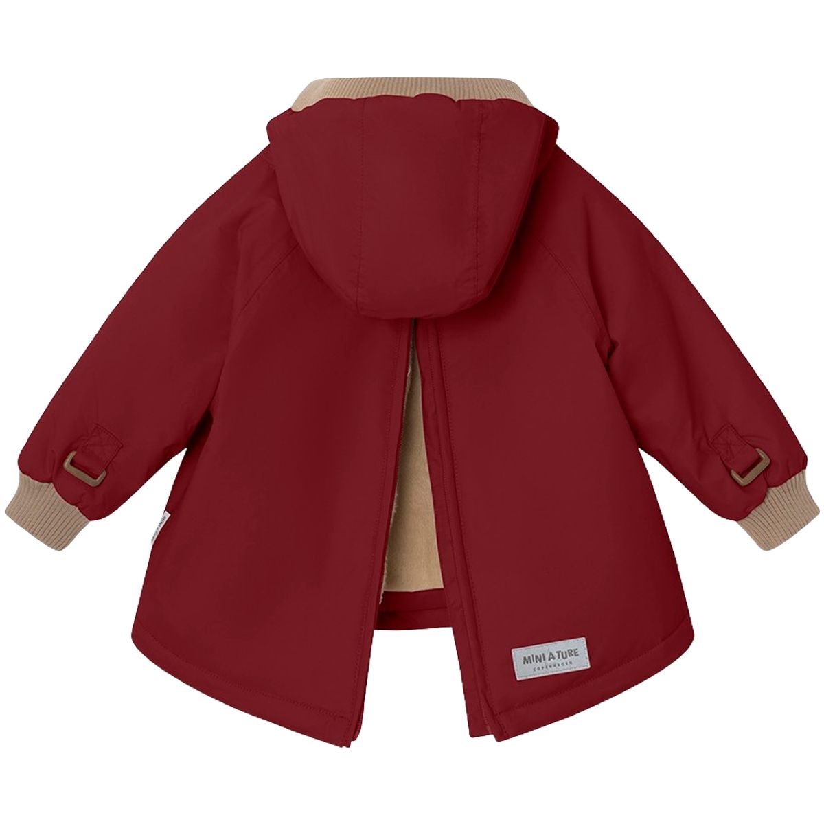 Mini A Ture Wen vinterjakke til baby, Red Merlot