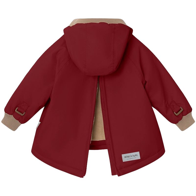 Mini A Ture Wen vinterjakke til baby, Red Merlot