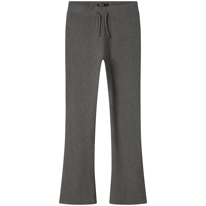 LMTD Nlflonja Bootcut bukse til barn, Dark Grey Melange