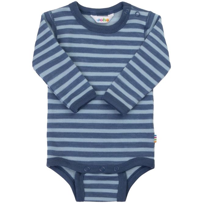Hovedbilde Joha body i ull, Drk. blue/Stripe