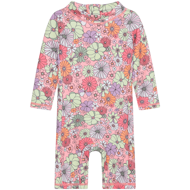 Colorkids UV-drakt til småbarn, Coral Blush