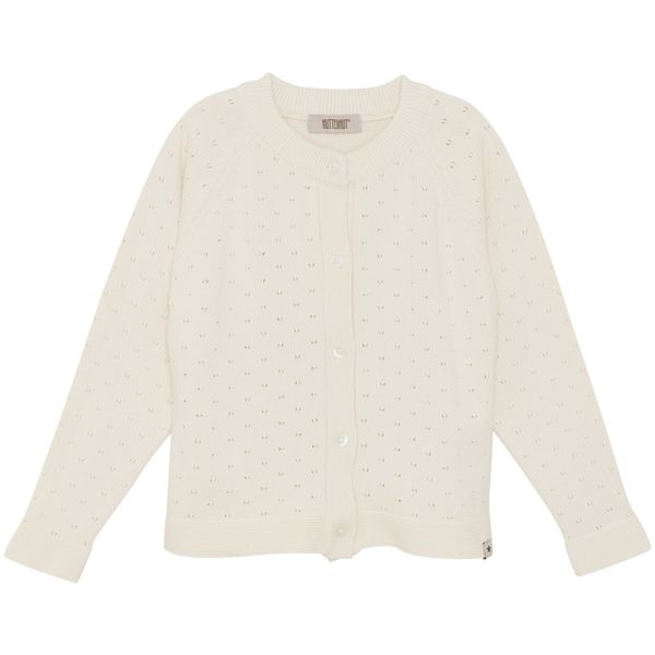 Hovedbilde HUTTEliHUT cardigan til barn, Antique White