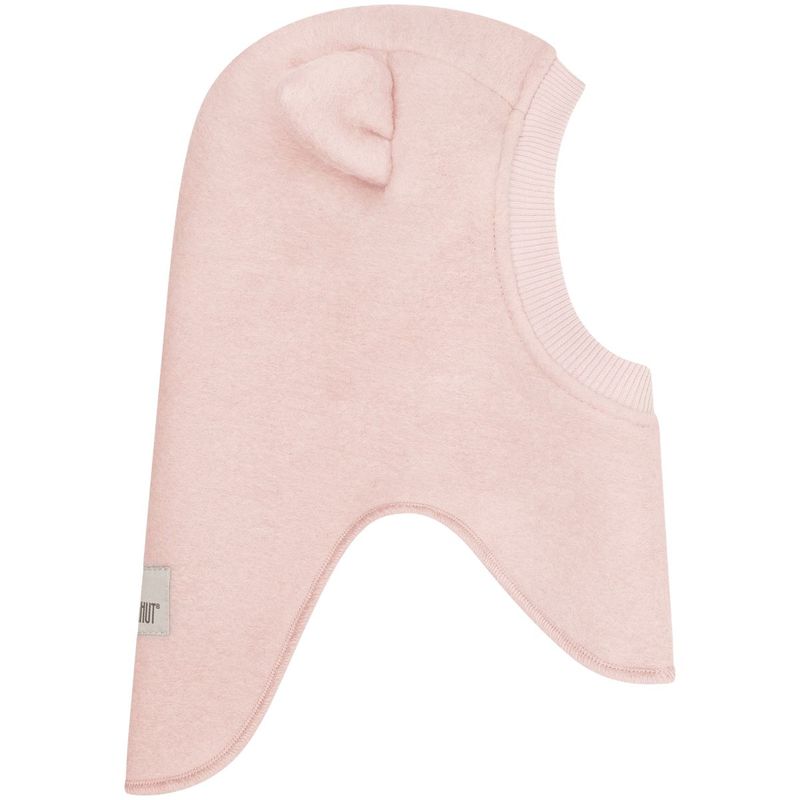 HUTTEliHUT balaclava i ull m/ører, Rose Smoke